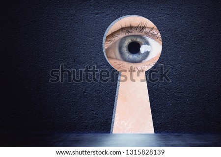 Similar – Image, Stock Photo Peeping through Concrete