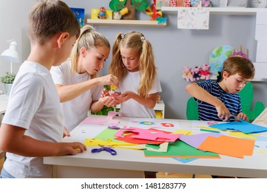 Creative Kids Creative Arts Crafts Classes Stock Photo 1481283779 ...