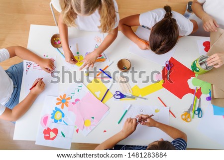 Creative kids. Creative Arts and Crafts Classes in After School Activities.