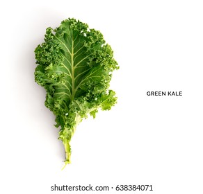 Creative layout made of kale. Flat lay. Food concept. - Shutterstock ID 638384071