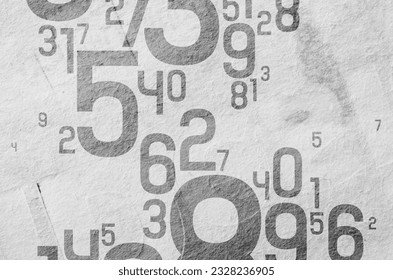 Creative and modern background with numbers. - Powered by Shutterstock - Get 15% off with code: PIKWIZARD15