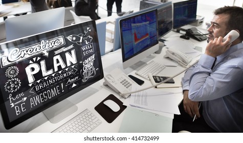 Creative Plan Planning Analysing Concept