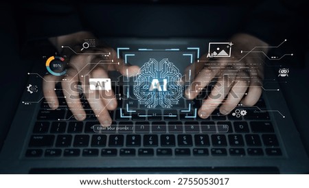 A creative platform powered by a generative AI brain. Users can enter prompts to generate content like images, interact with chatbots, and visualize data analytics. Parse