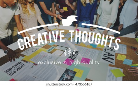 Creative Process Thinking Imagination Ideas Concept