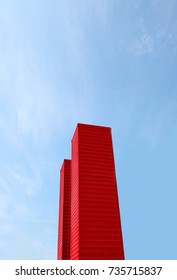 creative red building