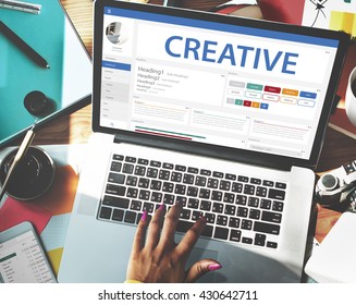 Creative Sample Website Design Template Concept