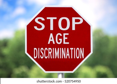 Creative Sign-Stop Age Discrimination