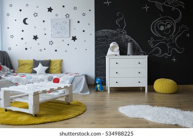 Space Moon Theme For Kids Stock Photos Images Photography