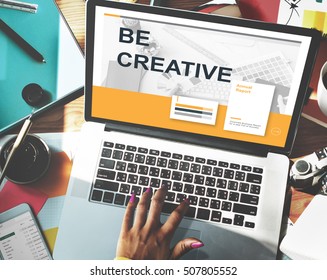 Creative Thinking Process Design Graphic Concept