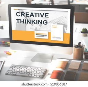 Creative Thinking Process Design Graphic Concept