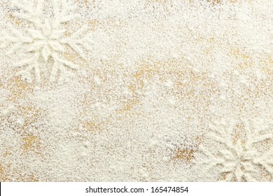 Creative White Winter Time Background