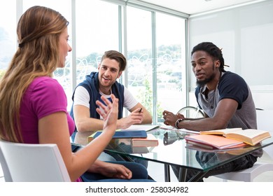 Creative young team in meeting at the office - Shutterstock ID 258034982