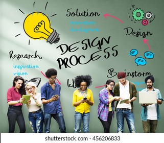 Creativity Design Process Graphics Concept