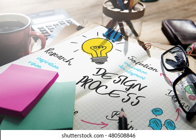 Creativity Design Process Graphics Concept