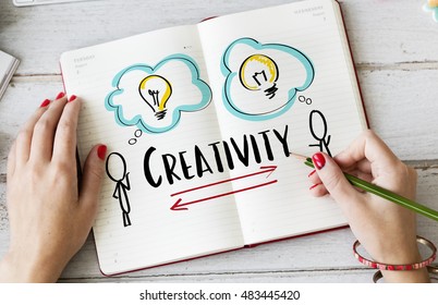 Creativity Ideas Brainstorm Communication Light Bulb Concept