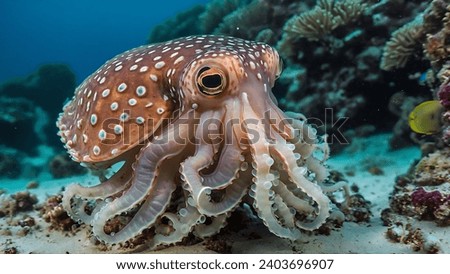 Creatures Under the Sea and Ocean - Octopus Nauticam Canon 5D Camera