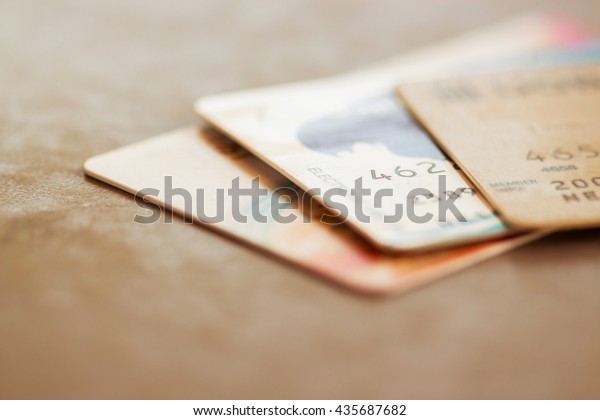 Credit Card Closeup Very Shallow Focus Stock Photo Edit Now