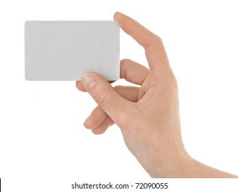 Credit Card Female Hand Holding