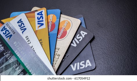 Кредитная карта, Visa, мастер-карта