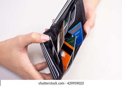 Credit Card In Wallet - Cashless