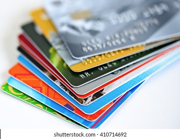 Credit cards - Shutterstock ID 410714692