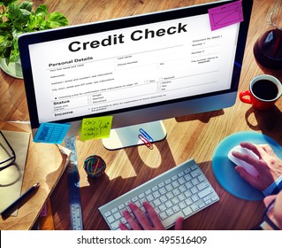 Credit Check Financial Banking Economy Concept