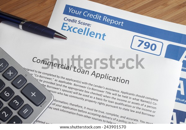 Credit Report Score On Desk Stock Photo Edit Now 243901570