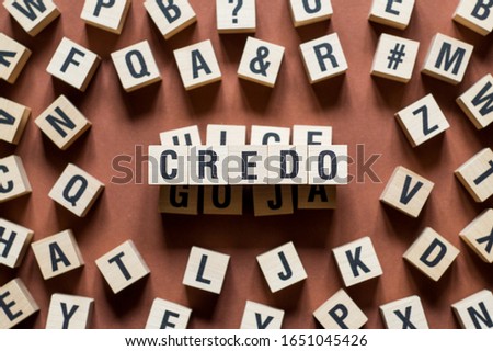 Similar – Image, Stock Photo Credo Christian cross