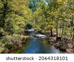 Creek in Cisco, Georgia, USA