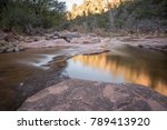 a creek in mountains  (fossil creek, AZ)