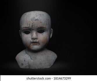 Creepy Porcelain Baby Doll Head Found In The Ruins Of A Burned Down House