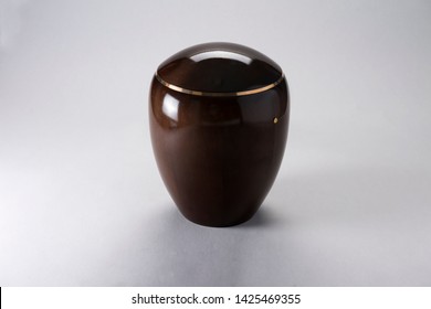 Cremation Urn For Ashes Isolated