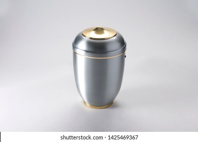 Cremation Urn For Ashes Isolated