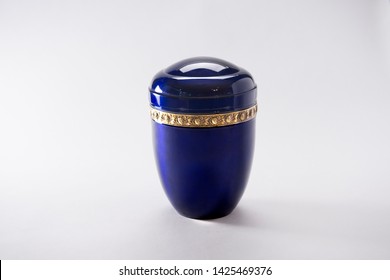 Cremation Urn For Ashes Isolated