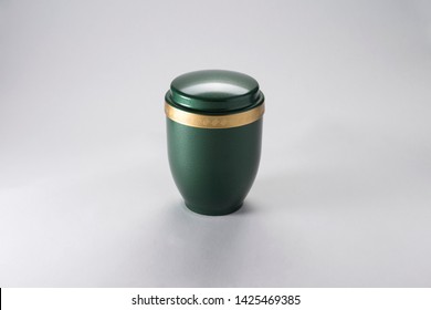 Cremation Urn For Ashes Isolated