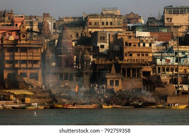 The Cremation In Varanasi