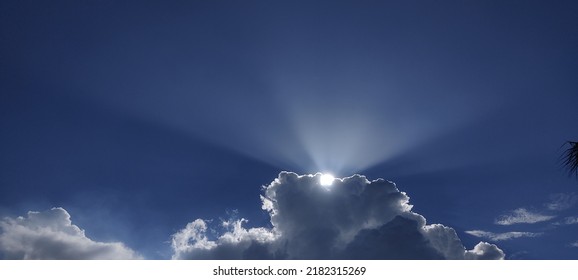 Crepuscular Rays Heaven, In India