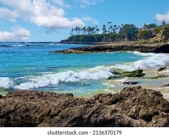 Crescent Bay of Laguna Beach, Orange County, California USA.  - Shutterstock ID 2136370179
