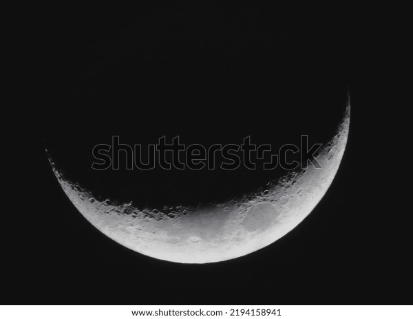 Crescent Moon in Tampa\
Florida