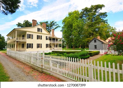 CRESWELL, NORTH CAROLINA - Sept. 4, 2009:  Somerset Place (1785-1865), among the largest plantations in the Upper South, showcases the Collins family home, kitchen complex and slave quarters. 