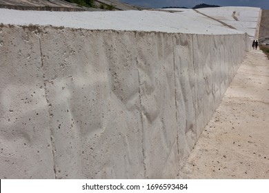 Cretto Of Burri, Land Art Work Realized Site-specific By Alberto Burri