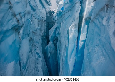 Crevasse On Mt Baker