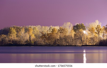 Creve Coeur Lake At Twilight