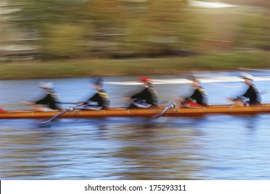 Crew Rowing Team, Charles River, Boston, MA