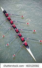 Crew Team in Competition - Shutterstock ID 403120582