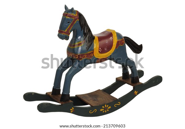 Cribs Horse Blue Stock Photo Edit Now 213709603