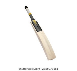 cricket bat isolated on white background