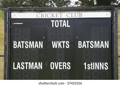 Cricket Club Scoreboard