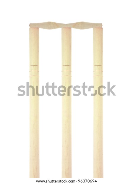 Cricket Gear Isolated Against White Background Stock Photo 96070694 ...