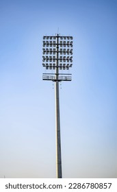 Cricket stadium flood lights poles at Delhi, India, Cricket Stadium Light